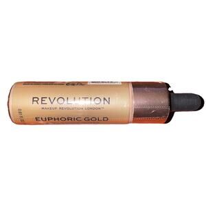 Revolution London Euphoric Rose Gold Liquid Highlighter 0.61 fl oz NEW Sealed